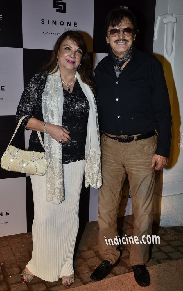 Zarine Khan with husband Sanjay Khan