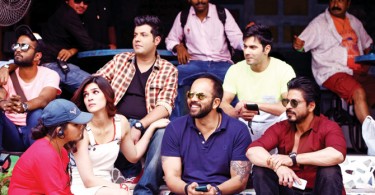 Rohit Shetty's Dilwale team in Hyderabad