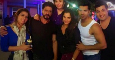 Sania Mirza visited SRK and Diwale team