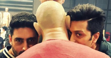 Akshay Kumar, Abhishek Bachchan Riteish Deshmukh on the sets of Housefull 3