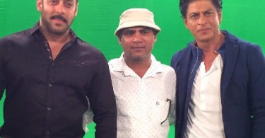Salman Khan and Shahrukh Khan at Mehboob Studios