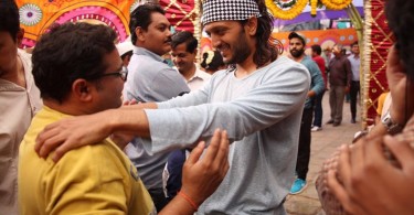 Riteish Deshmukh Banjo on location