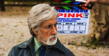 Amitabh Bachchan on the sets of Pink