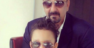 Sanjay Dutt with his son Shahraan