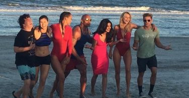 Priyanka Chopra on the sets of her Hollywood movie Baywatch