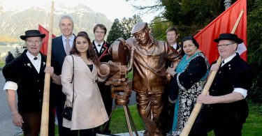 Swiss government honours Yash Chopra with special statue