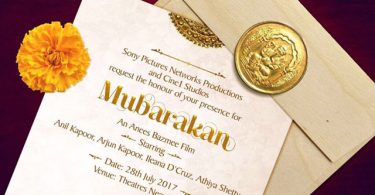 Mubarakan First Look Invitation